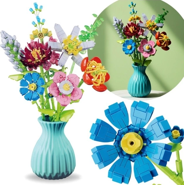 Конструктор Mega Creative Flowers 793 елементів QZ24140 (5907414303848) - зображення 3