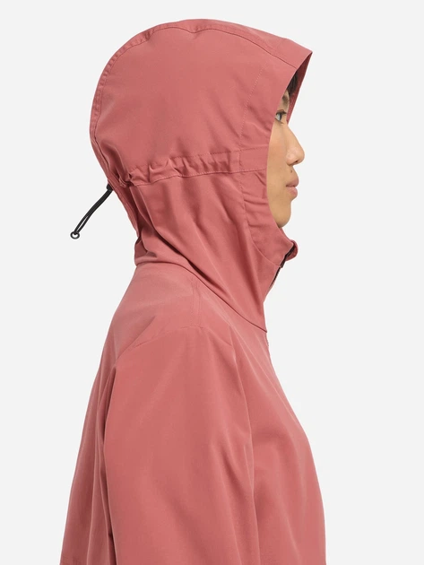 Спортивная ветровка с капюшоном женская Jack Wolfskin Terracade Jkt W A63837-J0127 M Розовая (4064886462365) - изображение 5