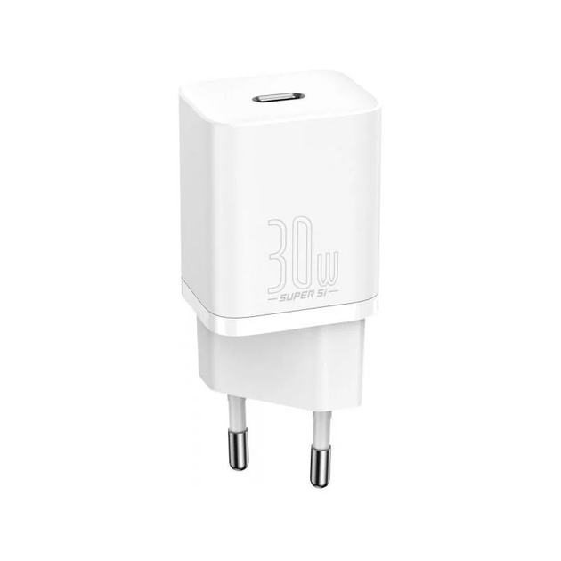 Зарядное устройство для Baseus Super Si Quick Charger IC 30W EU White (CCSUP-J02) - Фото 1 Зарядное устройство для Baseus Super Si Quick Charger IC 30W EU White (CCSUP-J02) - изображение 1