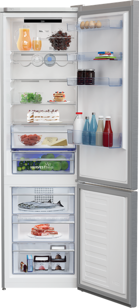 Двухкамерный холодильник Beko RCNA406E40ZXBN - изображение 5