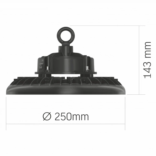 LED светильник высотный ХайБэй VIDEX 100W 5000K 220V - изображение 2