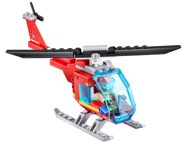 Конструктор Zuru Max CITY Bricks Пожежна бригада 265 елементів (193052063694) - зображення 3