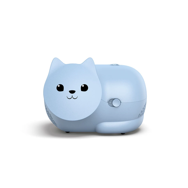 Омрон Omron NamiCat - детский компрессорный ингалятор небулайзер Котик, для детей 2-6 лет, при кашле, бронхите, астме - изображение 2