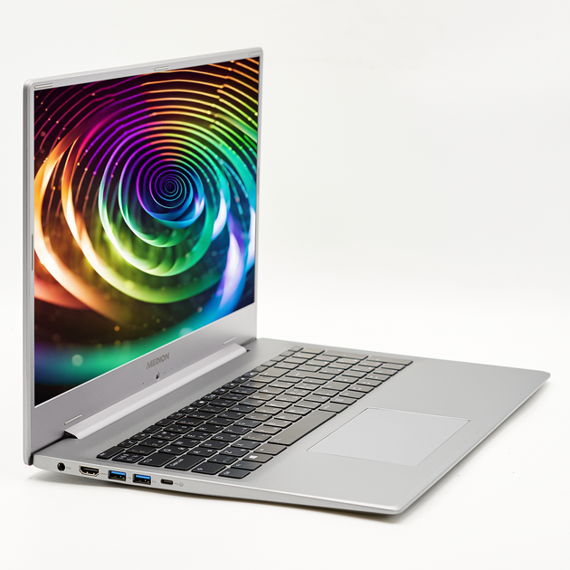 Ноутбук 17,3" Medion (Lenovo Group) Akoya S17413 | Intel Core i5-1235U | IPS (1920x1080) FullHD | RAM 8 ГБ | SSD 512 ГБ | Intel UHD Graphics | Метал | підсвітка | Win11 (4881) - изображение 3