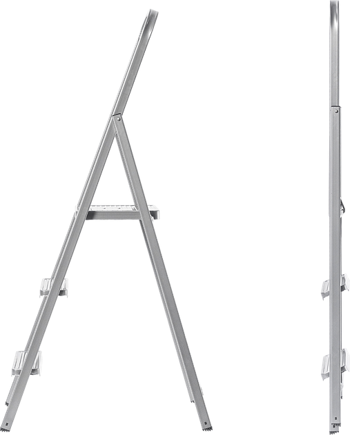 Сталева драбина Kadax Ewo 3-ступінчаста багатофункціональна K9811 (5903699493878) - зображення 3