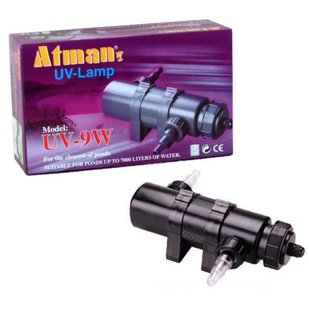 Стерилизатор проточный для аквариумов и прудов Atman UV - 9w - изображение 2