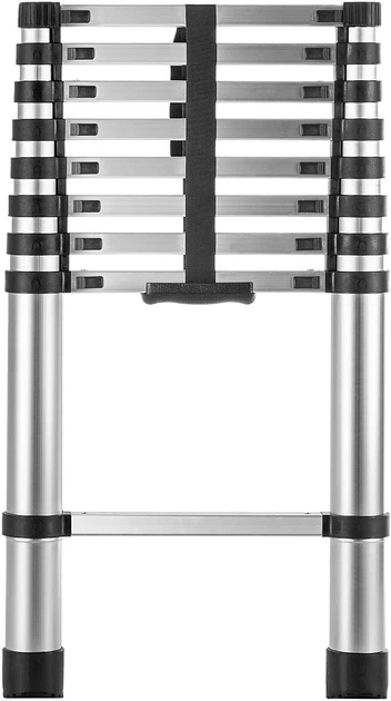 Алюмінієва драбина Kadax Zalavar телескопічна 2.6 м 9 сходинок K10538 (5906638301838) - зображення 3