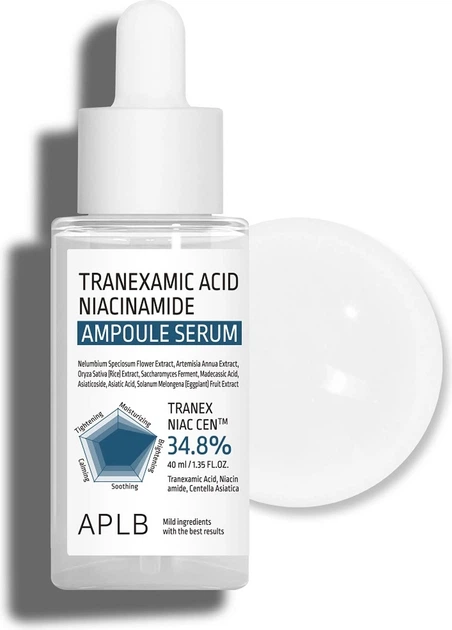 Serum do twarzy APLB Tranexamic Acid Niacinamide Ampoule nawilżające 40 ml (8809874683874) - obraz 2