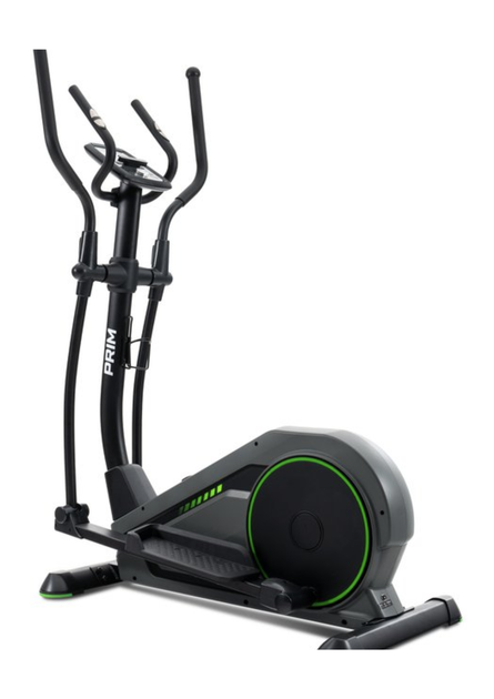 Орбитрек электромагнитный Hop-Sport HS-120C Prim Black-Green + Коврик до 120 кг - изображение 2