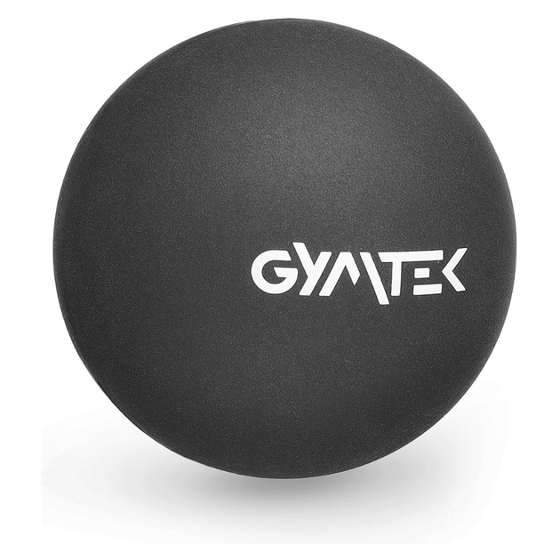 Масажний м'яч Gymtek 63 мм чорний - изображение 3