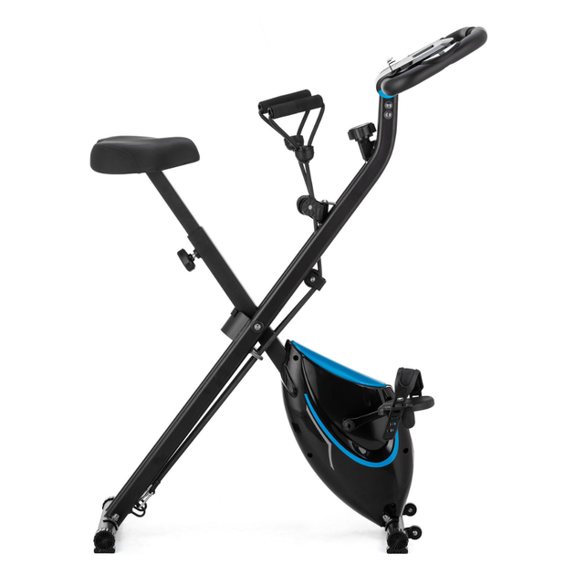 Велотренажер складной Gymtek FX600 Blue с эспандерами до 120 кг - изображение 4