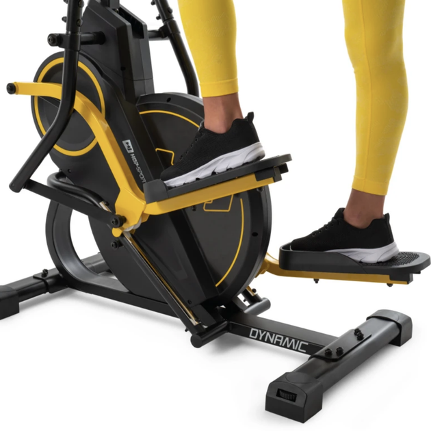 Орбитрек-степпер магнитный Hop-Sport HS-450B Dynamic Black-Yellow до 120 кг - изображение 8