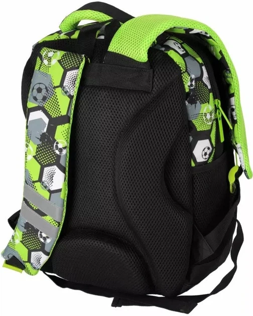 Plecak szkolny StarPak Football Green 38 x 25 x 18 cm (5905523681406) - obraz 2