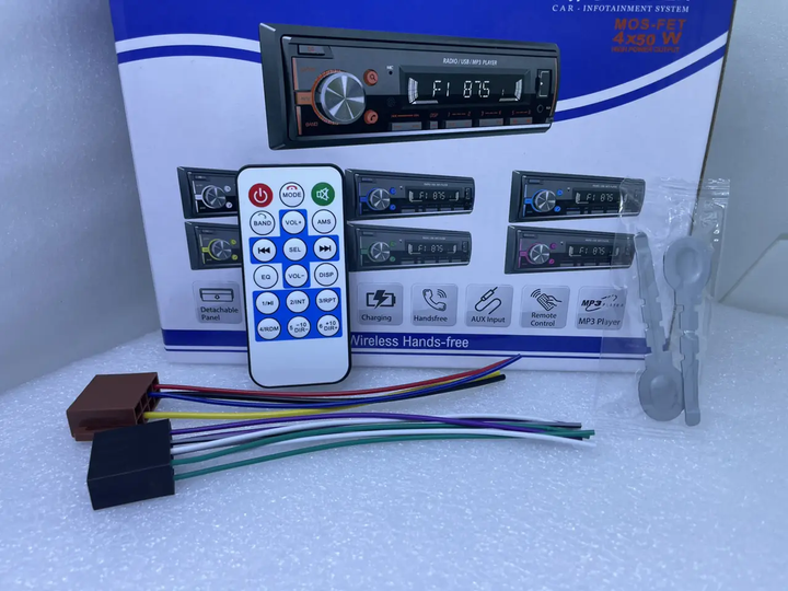 Автомагнитола Carwales BT-3929 съёмная панель Bluetooth- USB+SD+AUX - изображение 3