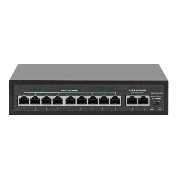 Коммутатор сетевой POE GV-016-D-09+2P (2599) - Фото 1 Коммутатор сетевой POE GV-016-D-09+2P (2599) - изображение 1