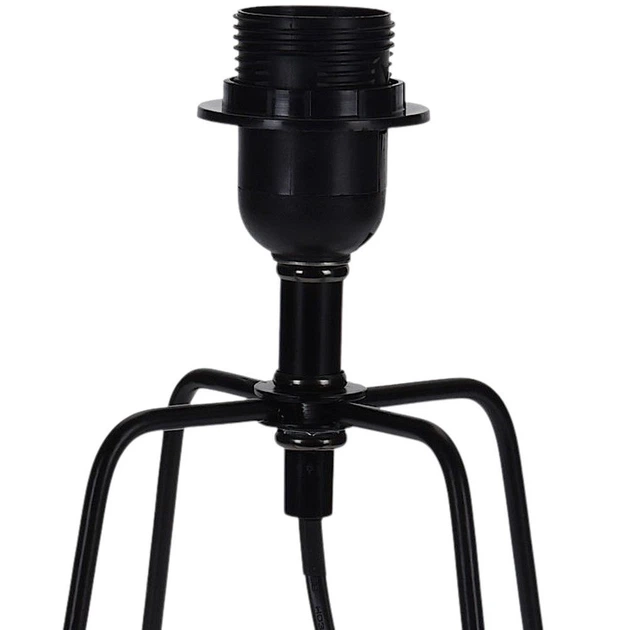 Lampa stołowa AM63 569043 metalowa 21 cm Czarna (8719987224737) - obraz 2