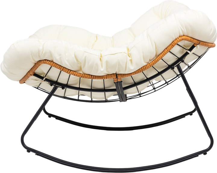 Fotel bujany Hedo Skandynawski kokon XL Beżowy 100027 (5907335201704) - obraz 5