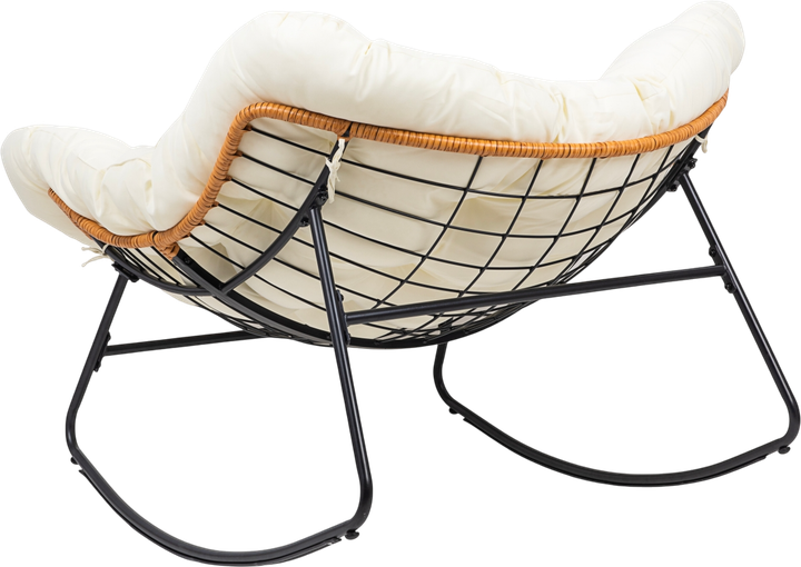 Fotel bujany Hedo Skandynawski kokon XL Beżowy 100027 (5907335201704) - obraz 6