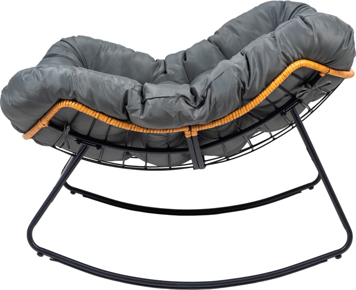 Fotel bujany Hedo Skandynawski kokon XL Szary 100028 (5904041164453) - obraz 6