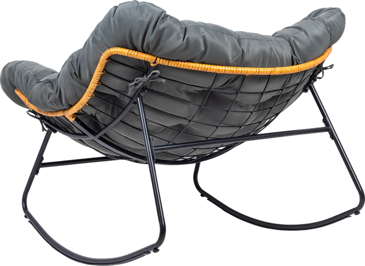 Fotel bujany Hedo Skandynawski kokon XL Szary 100028 (5904041164453) - obraz 7