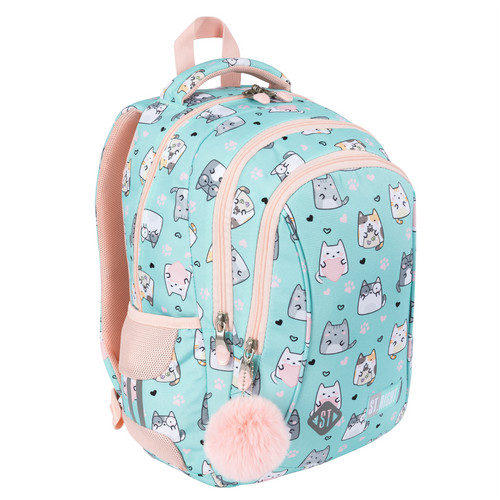 Plecak St.Majewski Charming Cats 39 x 27 x 17 cm (5903235685040) - obraz 2
