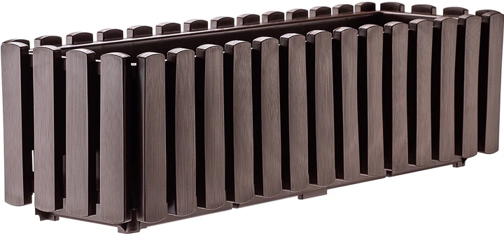 Skrzynia balkonowa Kadax Glifada 58 x 18 x 16.5 cm Brązowa (K8032) - obraz 2