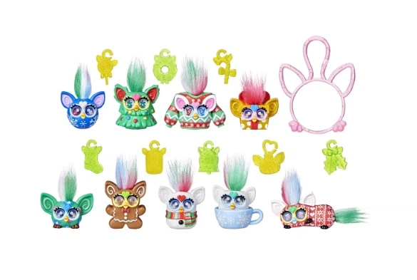 Kalendarz Adwentowy Furby z figurkami 24 niespodzianki (5010996325129) - obraz 3