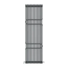 Дизайнерский радиатор отопления IDEALE ZETA 12 12/1800/548 вертикальный антрацит - изображение 4