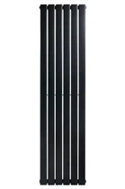 Дизайнерский радиатор отопления ARTTIDESIGN Livorno 6/1600/408 вертикальный черный матовый - изображение 5