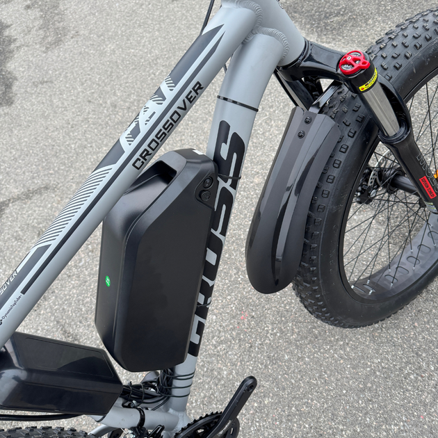 Велосипед з Е-комплектом 26*4.0" Crossover з вилкою MOZO FATMAN-ML 2026 48 В 1200Вт MXUS 30 Ah/ до 95 км запас ходу+дисплей LSD-10+Pas-ассистент+круїз контроль - зображення 5