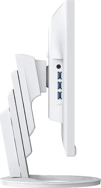 Monitor Eizo 23.8'' FlexScan EV2490-WT 60.5 cm (1920 x 1080) (5ms) (1 x HDMI 1.4, 1 x DisplayPort 1.3, 2 x 3.5 mini Jack) (White) (EV2490-WT) - obraz 4