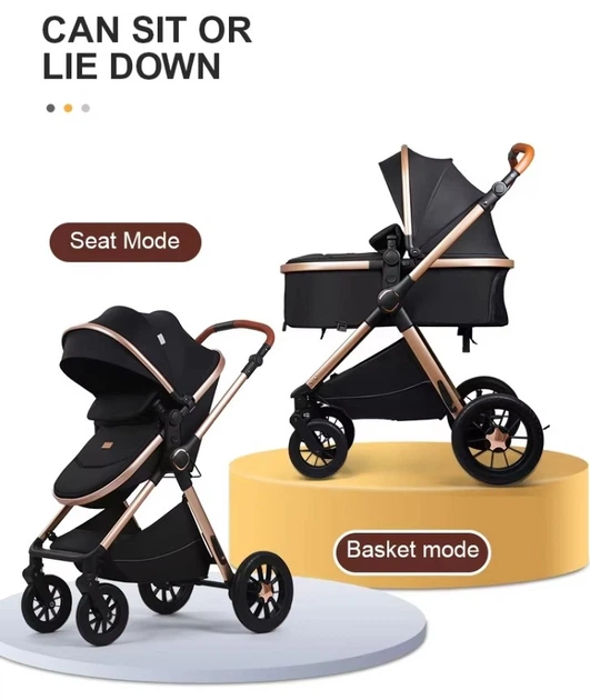 Коляска 3 в 1 Kidilo H2D Black (1111556) (Kidilo H2D (Black)) - изображение 9
