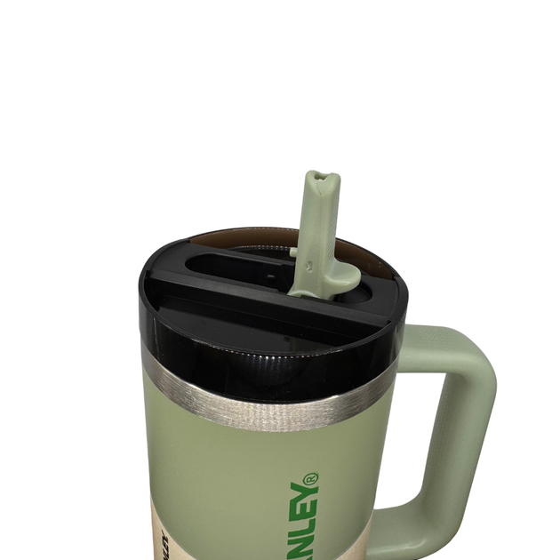 Термос термокружка Stanley Quencher ProTour Flip Straw Tumbler из нержавеющей стали 1,18 л Sage Green KT7001954 - Фото 2 Термос термокружка Stanley Quencher ProTour Flip Straw Tumbler из нержавеющей стали 1,18 л Sage Green KT7001954 - изображение 2