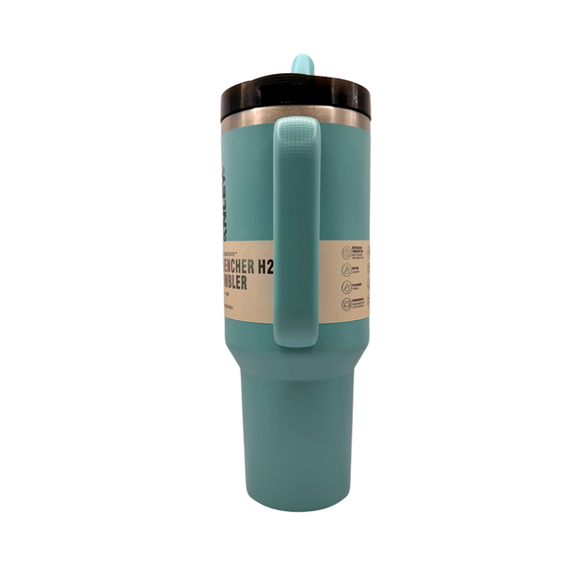 Термос термокружка Stanley Quencher ProTour Flip Straw Tumbler из нержавеющей стали 1,18 л Ocean Blue KT7001950 - Фото 7 Термос термокружка Stanley Quencher ProTour Flip Straw Tumbler из нержавеющей стали 1,18 л Ocean Blue KT7001950 - изображение 7