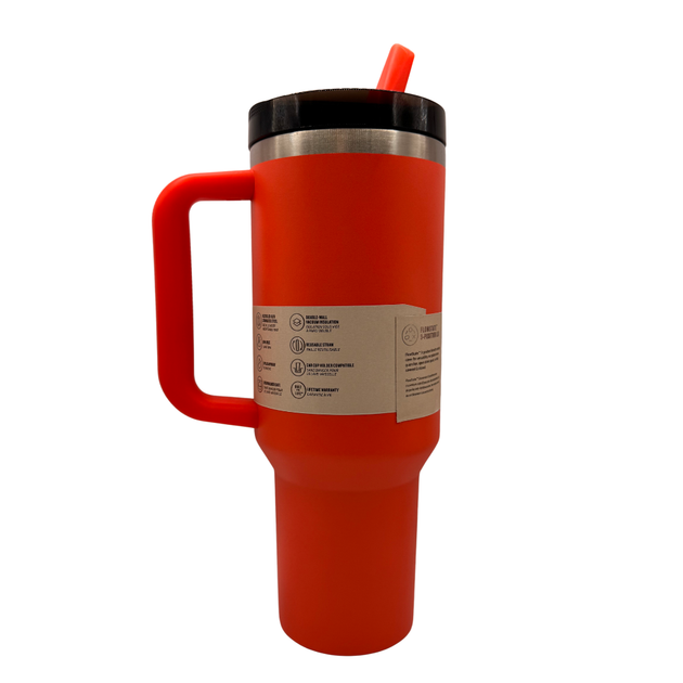 Термос термокружка Stanley Quencher ProTour Flip Straw Tumbler из нержавеющей стали 1,18 л Cherry Red KT7001951 - Фото 8 Термос термокружка Stanley Quencher ProTour Flip Straw Tumbler из нержавеющей стали 1,18 л Cherry Red KT7001951 - изображение 8