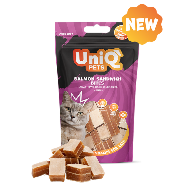 Ласощі для котів Uniq PETS CAT SNACKS MIMI Сендвічі з лососем, 50 г - зображення 2