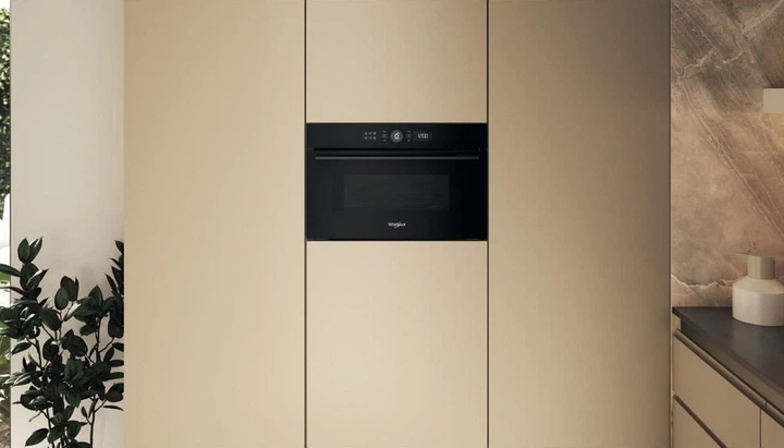 Микроволновая печь Whirlpool WMD54MB встраиваемая, 31л, электронное упр., 1000Вт, гриль, дисплей, черный - изображение 2