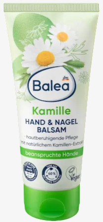 Заспокійливий бальзам для рук та нігтів з ромашкою Balea Kamille, 100 мл - Фото 1 Заспокійливий бальзам для рук та нігтів з ромашкою Balea Kamille, 100 мл - изображение 1