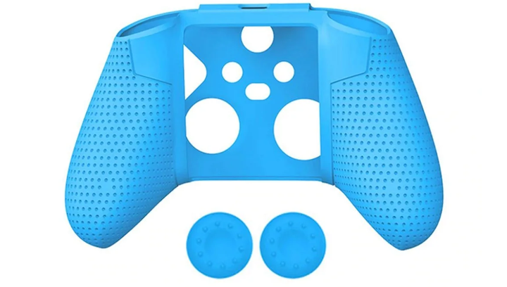 Чохол Силіконовий Dobe Xbox Series TYX-0626 Blue - зображення 4