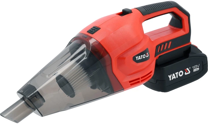 Odkurzacz akumulatorowy Yato YT-85682 18 V (4 Ah 9 kPa) do domu i auta z filtrem (5906083119866) - obraz 2