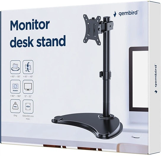 Настільне кріплення для монітора Gembird MS-D1ST-04 13"-32" - зображення 5