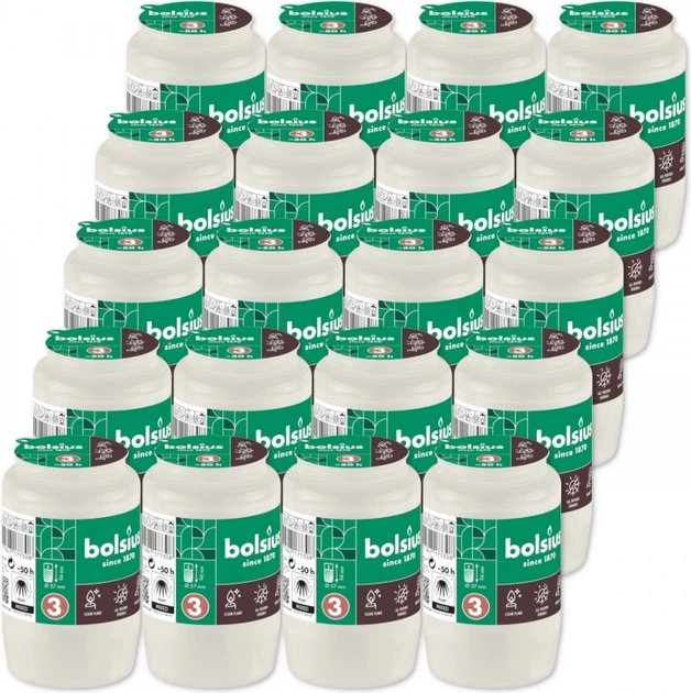 Wkład do zniczy olejowy Bolsius RC3 50H 20 szt (8717847177315) - obraz 2