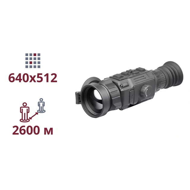 Тепловізійний приціл AGM Rattler V2 50-640 - Фото 1 Тепловізійний приціл AGM Rattler V2 50-640 - зображення 1