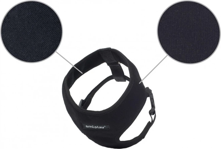 Шлейки для собак Amiplay Scout Denver XS Чорні (5907563249011) - зображення 2