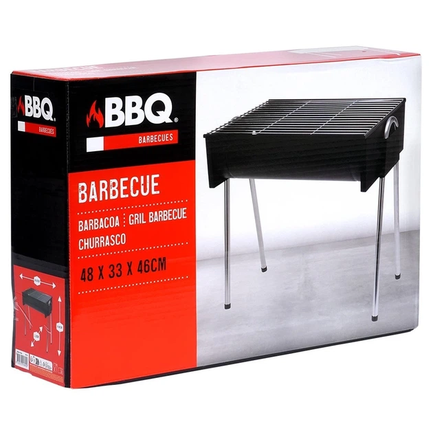 Grill węglowy BBQ 489305 kompaktowy przenośny 48 x 33 x 46 cm (8720573918909) - obraz 6