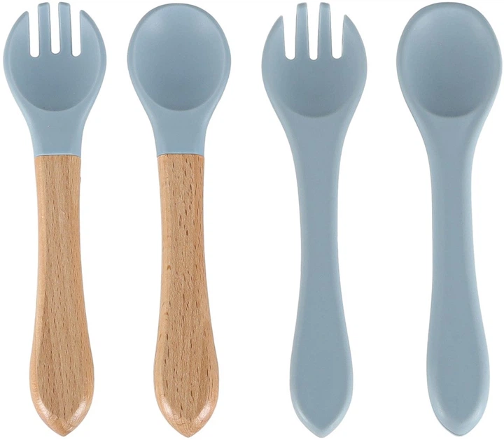 Zestaw naczyń dla dzieci Kik silikonowe krab niebieski 9 szt (5903039767966) - obraz 7