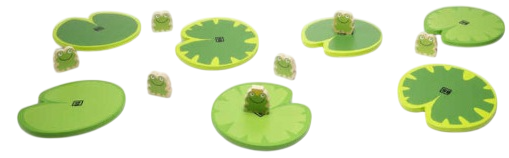 Gra sensoryczna BS Toys Zbieraj żabki drewniana (8717775444169) - obraz 2