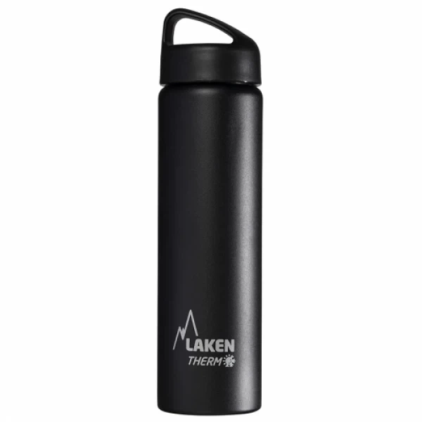 Термофляга Laken Classic Thermo 0,75 L Black (1004-TA7N) - Фото 1 Термофляга Laken Classic Thermo 0,75 L Black (1004-TA7N) - зображення 1