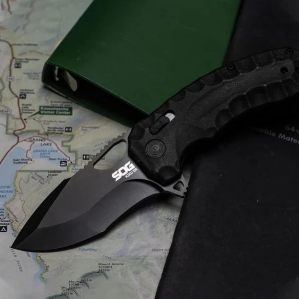 Нож SOG Kiku XR Black (1033-SOG 12-27-02-57) - изображение 3
