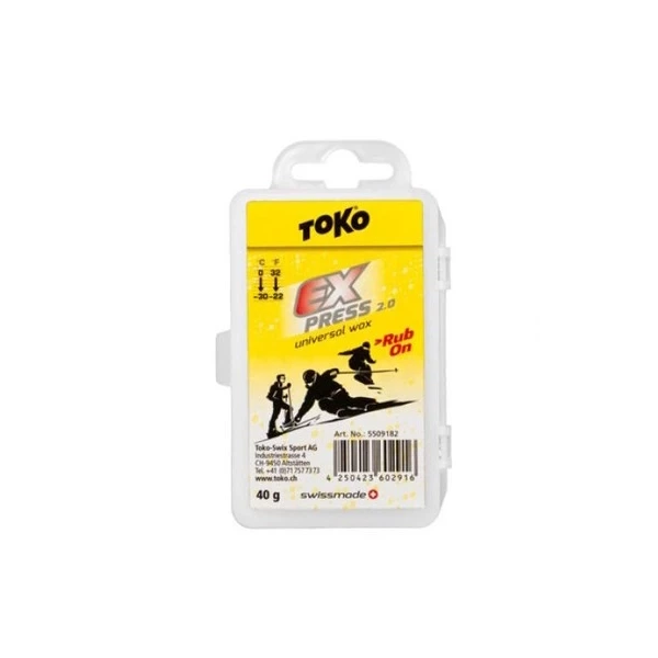 Віск Toko Express Racing Rub On 40г (1052-550 9267) - Фото 1 Віск Toko Express Racing Rub On 40г (1052-550 9267) - зображення 1